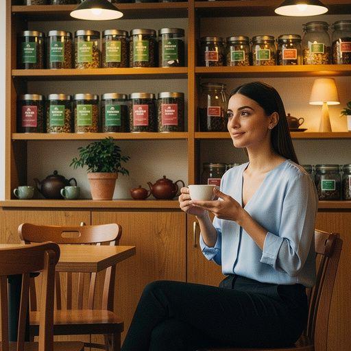 Una selezione di diverse varietà di tè disposte su un tavolo, pronte per essere degustate.